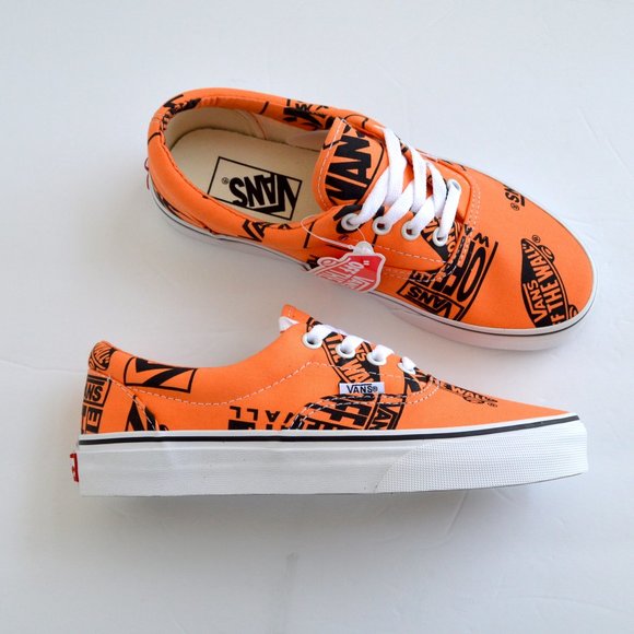 Vans era tangerine sneaker shoes graphics orange neon canvas new tangerine ๐ - Picture 5 of 8
